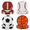 1, variant on 24PCS 7 Inch Sports Party Plates, Disposable Paper Plates with Football Baseball Soccer Basketball Designs, Sports Theme Birthday Party Supplies for Game Day Celebration