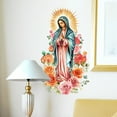 thumbnail image 6 of Our Lady of Guadalupe Wall Decal Religious Wall Sticker Virgin Mary Home Decor Catholic Religious Art for Bedroom Living Room Wall Art Decorations Peel and Stick Vinyl Wall Decals for House Decor, 6 of 7