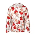 thumbnail image 1 of Balery Cute Mushroom Sudadera ligera de manga larga con capucha y protección solar UPF 50+ para hombre y mujer, ideal para pesca y running-Medium, 1 of 7