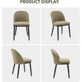 thumbnail image 5 of GARVEE Upholstered Dining Chairs Set of 6,Mid-Century Modern Dining Chair with Rubberwood Legs,Camel, 5 of 8