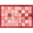 thumbnail image 1 of Ahgly Company Machine Washable Indoor Rectangle Checkered Red Modern Area Rugs, 5' x 7', 1 of 4