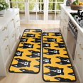 thumbnail image 4 of Kitchen Rugs Sets Of 2,Boston Terrier Anti Fatigue Kitchen Mat Rugs Non Slip Washable,Decorative Kitchen Floor Mats for Kitchen,Sink,Laundry,17"x47"+17"x47", 4 of 5