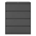 thumbnail image 5 of Alera Lateral File, 4 Legal/Letter/A4/A5-Size File Drawers, Charcoal, 42" x 18.63" x 52.5", 5 of 9