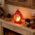 thumbnail image 4 of Vintage Clock-Style LED Lantern, Battery Operated Flameless Candle Light with Handle for Tabletop, Patio & Wedding Decor, 4 of 6