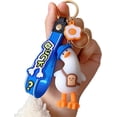 thumbnail image 1 of Cute Keychain Kawaii Anime Duck Key Ring Trendy Pendant Chains Cartoon Key Chains Accessories for Teen Girls, 1 of 4