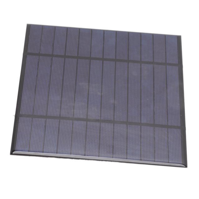 Mini Panel Solar, Superficie Epoxi Ligera Polysilicon 6V Panel Solar Cargador Alta Eficiencia 4.5W Para Juguetes Solares