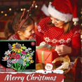 thumbnail image 5 of Flower Bouquet Blocks Christmas Advent Calendar, Xmas 24 Days Sunflower Bouquet Blind Box, 5 of 5