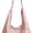 Pink, variant on Vintage Tote Bag for Women, PU Leather Rivet Studded Shoulder Underarm Bag Large Capacity Commuter Armpit Bag