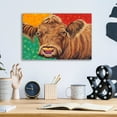 thumbnail image 3 of Epic Art 'Colorful Country Cows II' by Carolee Vitaletti, Acrylic Glass Wall Art, 16"x12", 3 of 3