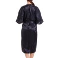 thumbnail image 3 of Besolor 2 Piece Pajama Set Women Satin Nightgowns and Robe Set Silk Slip Dress Nightdress Sleepwear Wedding Gown Set, 3 of 3