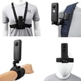 thumbnail image 2 of Accessories Kit for Insta360 One X3/X2/X, One R, X and GoPro Hero 9,New Quick Release Head Strap Mount + Chest Mount Harness + Backpack Clip Holder + 360Â°Rotating Wrist Strap, 2 of 10