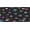 Colorful Star Glow, variant on Cool Symmetry License Plate, Aluminum Front Vanity Tag, Car Decor, 6 x 12 in