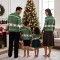 thumbnail image 2 of Matching Family Christmas Pullover Sweaters Long Sleeve Snowflake Crewneck Knitted Pullover Tops, 2 of 8