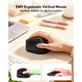 thumbnail image 3 of Mouse ergonómico inalámbrico Bluetooth 5 KYSONA, silencioso, DPI ajustable, 3 of 7