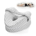 thumbnail image 2 of Almohada ortopédica en forma de corazón para dormir, cojín en cuña para piernas con soporte para rodillas, almohadillas para la ciática, cojín corporal, 2 of 4