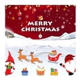 thumbnail image 2 of Pegatinas de ventana transparentes de vinilo impermeables de Navidad decoración del hogar, pegatinas de pared navideñas transparentes para decoraciones de habitación de niños, 2 of 4