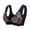 Black, variant on Bra Women’s High Support Wireless Front-Closure Non-Marking Everyday Everyday Underwear Gray XL