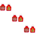 thumbnail image 2 of BERTDOMD 6-Pack Christmas for Adults, Holiday Kitchen Aprons with Wreath and Christmas Tree Designs, 2 of 6