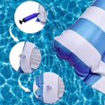 thumbnail image 4 of Hamaca flotante multiusos, flotador inflable 4 en 1 para piscina, hamaca flotante reclinable, hamaca de agua, hamaca flotante plegable multiusos, flotador ultraligero portátil (azul) Sincero Electrónica, 4 of 5