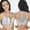 Gray, variant on Babysbule Bras for Women Women's Solid Bra Wire Free Underwear Front Closure Butterfly Backless Bra