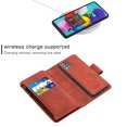 thumbnail image 5 of Zipper Stylish Style Leather Unique Shell for Samsung Galaxy A51 SM-A515 - Brown, 5 of 5