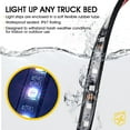 Xprite 60" RGB Truck YPF5 Bed Bluetooth Lights Kit, Exterior Glow Rails