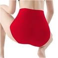 thumbnail image 6 of Kmdttou Period Underwear for Women's Ladies Comfortable Ice Shreds Cool Large Size Abdominal Contraction Panties Hight Waiste Underpants (Available in Plus Size), 6 of 7