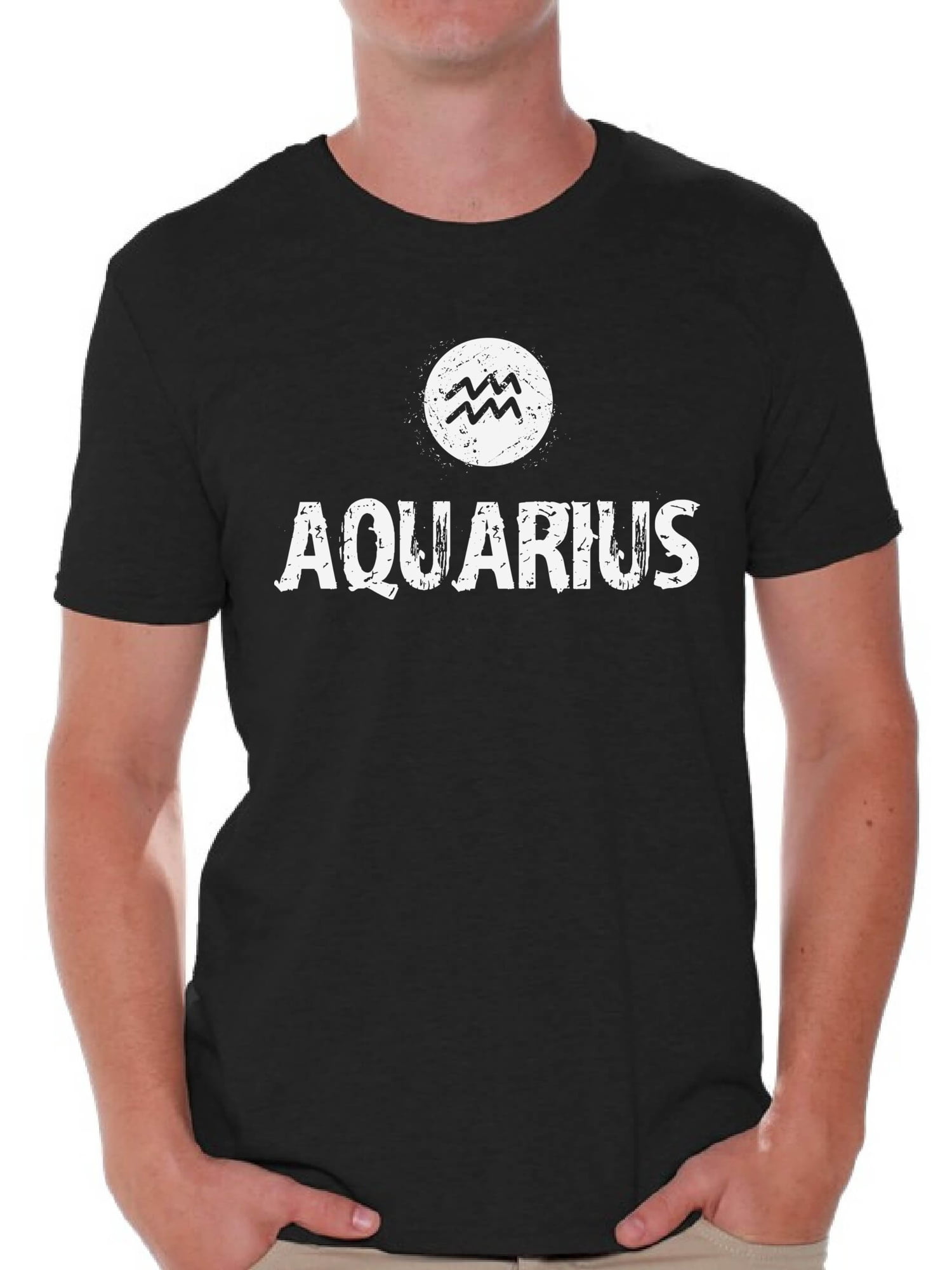 Short Sleeve T-Shirt Unisex Aquarius Aquarean water star sign zodiac birthday gift