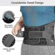 thumbnail image 2 of Medical Back Lumbar Support Belt Waist Orthopedic Brace Posture Men Women Corset Spine Decompression Waist Trainer Pain Relief Jdw DJR, 2 of 5
