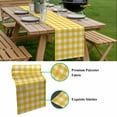 thumbnail image 5 of Yellow Table Runner - 90 Inch Long, Kitchen Dining Table Runner Dresser Scarves, Country French Rustic Buffalo Plaid Modern Art Farmhouse Decor for Coffee Tables Wedding Party Banquet, 5 of 8