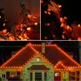 thumbnail image 3 of Guirnalda de luces ODEETRONIC 10 metros 50 LED Naranja C9 120V Impermeable, 3 of 7
