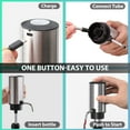 thumbnail image 3 of Vinflow Electric Wine Aerator decanter,Rechargeable electric&nbsp;wine&nbsp;decanter with Pourer,Measured Wine Aerator Pourer Spout with Base & Hold-to-Pour Modes for Wine Lovers, 3 of 7