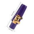 thumbnail image 2 of AURARMLET Boquilla Para Saxofón Alto De Plástico Azul Con Lavanda Elegante, 2 of 8