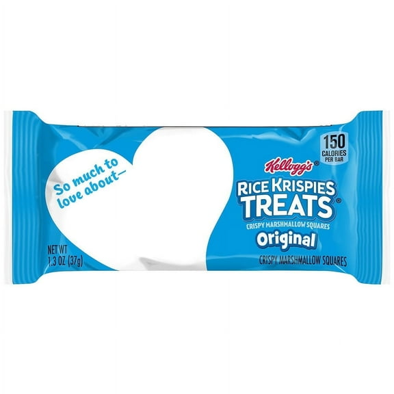 Rice Krispies Marshmallow Snack Bar, Original Original 1.3 oz Pack of 2
