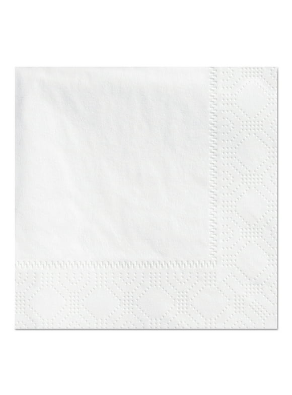 Hoffmaster Two-Ply White Embossed Beverage Napkins, 1000 count