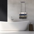 thumbnail image 1 of SUTENGDA Towel Rack for Rolled Towels  Towel Rack for Bathroom Wall Mounted Metal Bathroom Organizer  Bath Towel Holder Wall for Modern Small Space Bathroom Towel Storage  Silver, 1 of 8