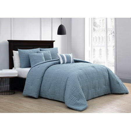 Addison Home Yardley Embossed Comforter Set With Sheet Set