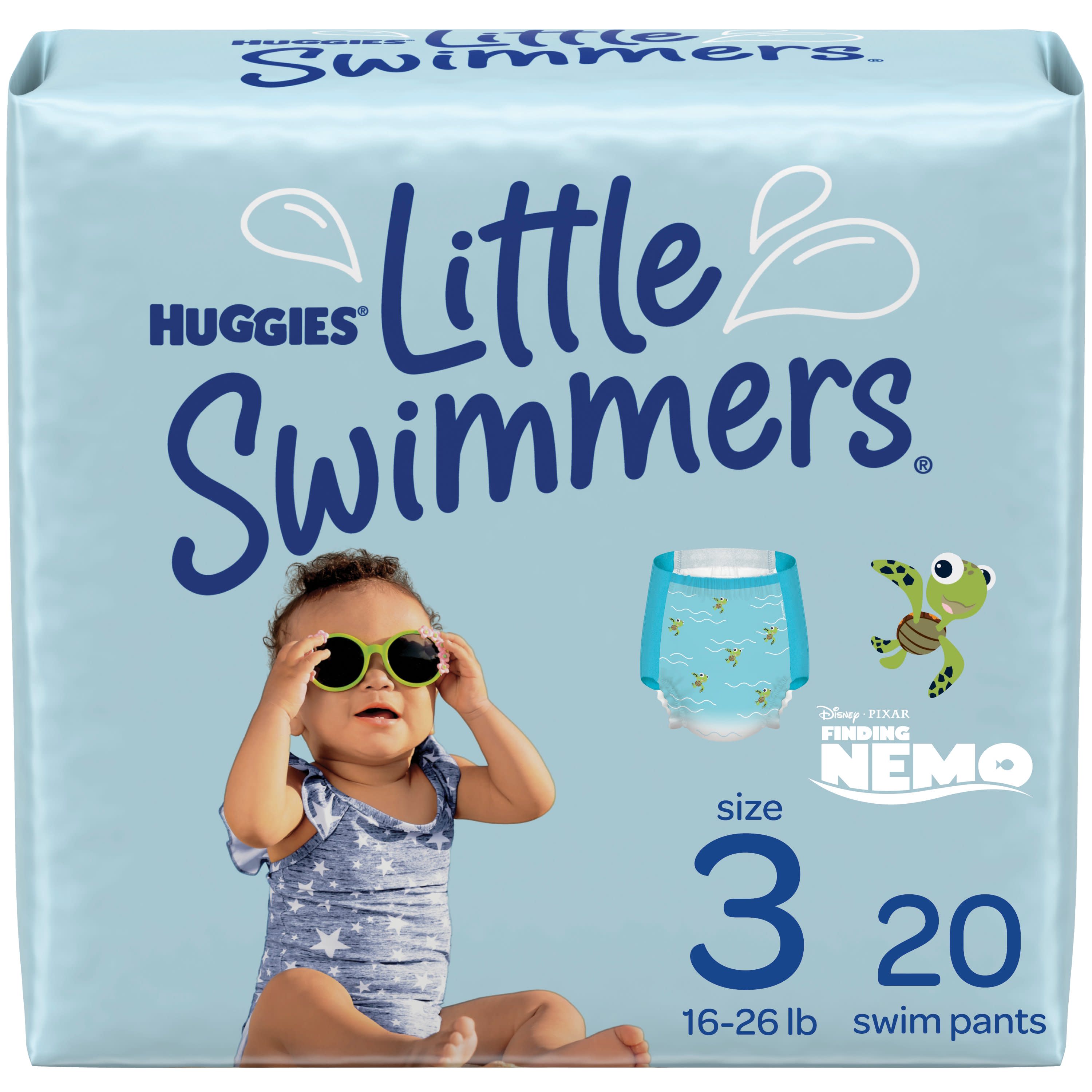 Huggies Little Swimmers Swim Diapers, Size 3, 20 Ct - image 3 of 11