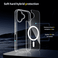 thumbnail image 5 of Apple iPhone 13 Pro Case, Clear Case, Shockproof, Compatible With MagSafe, 5 of 8