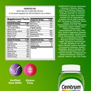 (3 pack) Centrum Adults Multivitamin With Vitamin B & D3, Tablets, 200 Count