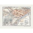 thumbnail image 3 of Baedeker 14x11 Black Modern Framed Museum Art Print Titled - Namur Belgium Europe - Baedeker 1910, 3 of 5