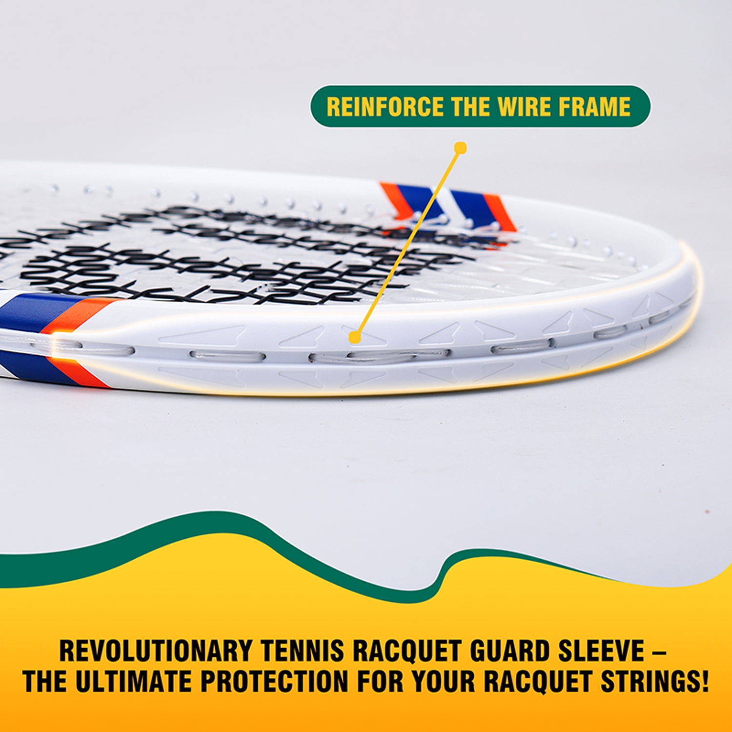 SALYWEE POWER 100 Adult Tennis Racket - Carbon Fiber Composite, 16×19 Strung Pattern, Simple & Elegant Design, Free Bag Included