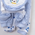 thumbnail image 4 of yocbz Layette Set Layette Gift Set Bodysuits Pants for Baby Girl and Boy Cotton Must Have and Accessories 8PCS Light Blue,Size for 0-3 Months, 4 of 5