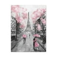 thumbnail image 2 of Kiss In Paris Eiffel Tower France Canvas Artwork Breathtaking French City for Home Decor Ready to Hang, 2 of 18