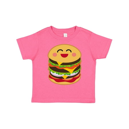 

Inktastic Hamburger Kawaii Gift Toddler Boy or Toddler Girl T-Shirt