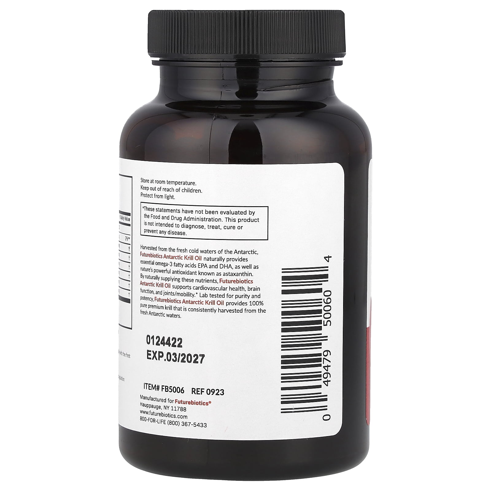 Futurebiotics Antarctic Krill Oil with Astaxanthin, 180 Softgels
