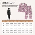thumbnail image 5 of Uemuo Rose Flowers Pattern Womens Pajama Sets,PJ Set for Women,Pajamas for Women Logo,Long Sleeve Pajama Set for Women,Soft Long Sleeve Top With Pants-, 5 of 9