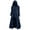 Blue, variant on LEKODE cloak with sleeves renaissance cloak medieval cloak christmas cape Womens Fashion Hooded Plus Size Vintage Cloak High Low Sweater Blouse Tops Black 4XL