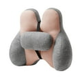 thumbnail image 3 of Bothyi 2 Pieces Lumbar Pillow Car Seat Pillow for Gaming Chair Reading Chair Office pink, 3 of 8