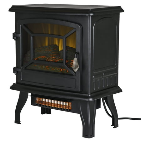 Pleasant Hearth 17-In Infrared Electric Stove with 2 Stage Heater